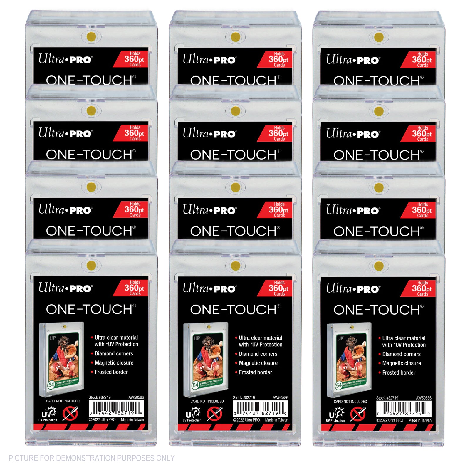Ultra Pro One Touch Magnetic Trading Card Holder - 360pt - Shipper of 12